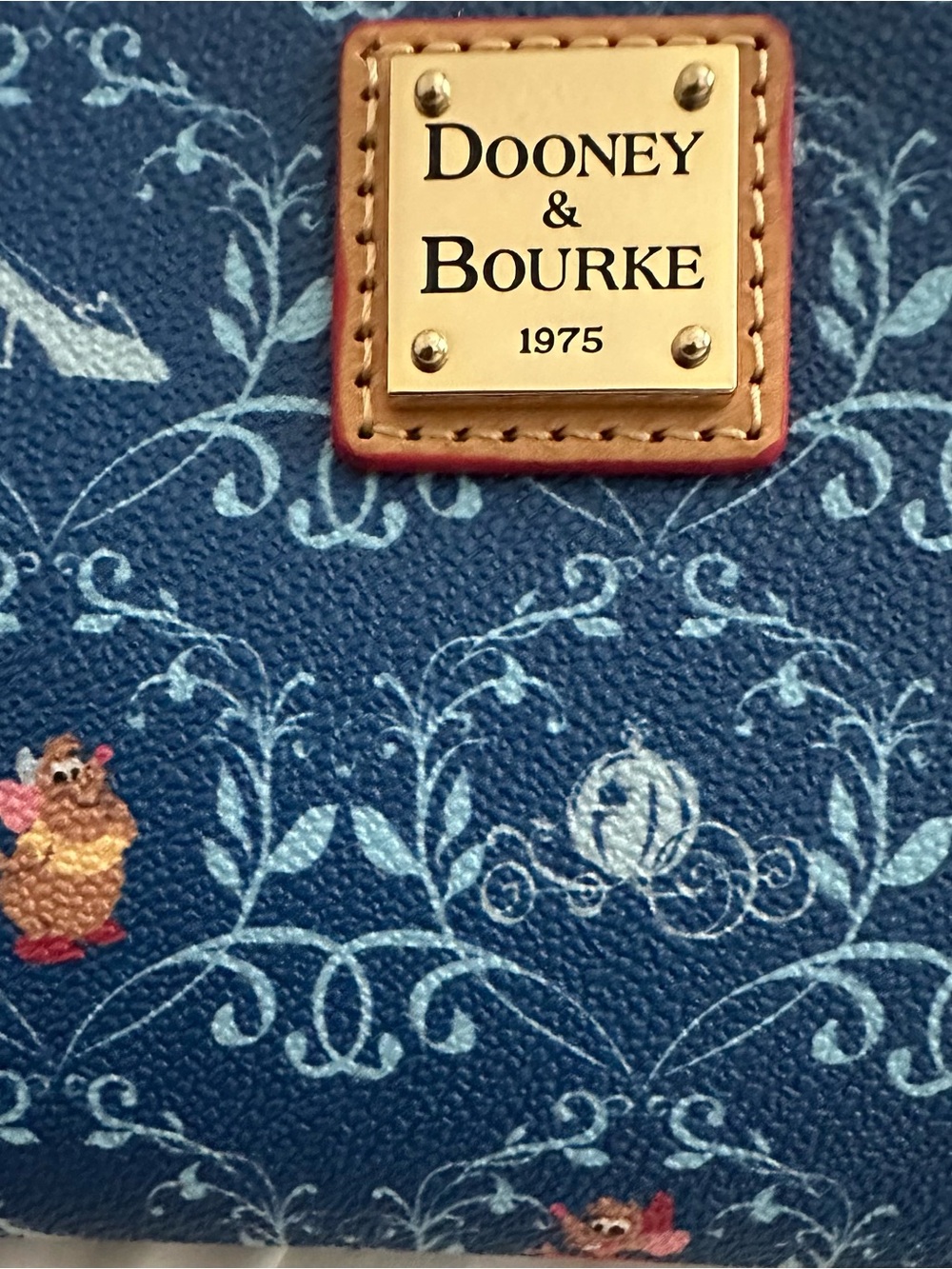 Disney Dooney & Bourke Cinderella Dream Big Wristlet Wallet - Unused Minor Flaw - Picture 2 of 13